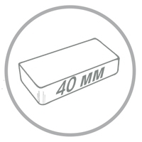 Толщиной 40 мм